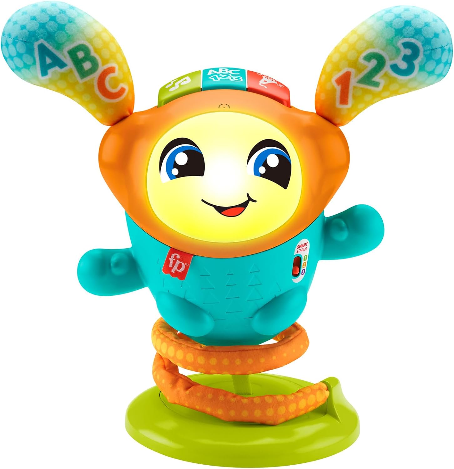 Fisher-Price DJ Hüpfi Interactive Bouncing Music Toy for Babies